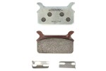 FERODO FDB485 / brake pads front/rear, intended for use: road, material: platinum-p, 62.1x104.1x12.4mm fits: honda cb 125 1978-1986