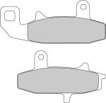 FERODO FDB606P / brake pads front/rear, road, platinum-p 117x47x8.6mm fits: suzuki dr 650/750/800 1988-1999