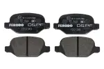 brake pads - tuning, street legal; rear, mixture Performance suitable for: ALFA ROMEO 147, 156, GT; FIAT 500L, LINEA; LANCIA DEDRA, LYBRA 0.9-3.2 04.89-