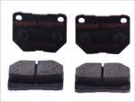 brake pads - tuning, street legal; rear, mixture Performance suitable for: NISSAN 300ZX, SKYLINE; SUBARU IMPREZA 2.0/2.5/3.0 03.89-12.08