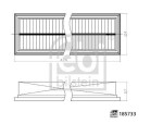 FEBI BILSTEIN Filter,  cabin air 185733