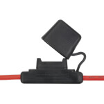 fuse holder kaitsme type strip fuse maxi, max:60A, paint black, quantity pc: 2pc.