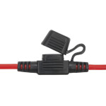 fuse holder type:mini strip fuse 30A, paint black, quantity pc: 10pc.