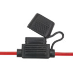 fuse holder kaitsme type:standard fuse max :20A, paint black, quantity pc: 10pc.