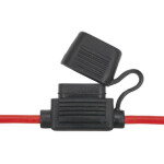 fuse holder kaitsme type blade fuse standard, max:30A, paint black, quantity pc: 10pc.