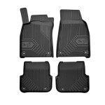 mats rubber (ultraflex dp, 4pc, paint black) AUDI A6 C6 05.04-08.11