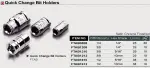 toptul quick-change bit adapters (satin chrome finish) 1/4"x1/4"
