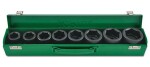 set sockets impact 3/4", 8pc., 6-Point, dimensions meter: 22, 24, 27, 30, 32, 36, 38, 41; short;