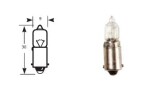 12V 10W HALOGEN BA9s