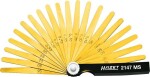 feeler gauges brass 20 sheets 0.05-1.00mm hazet