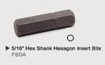 TOPTUL screwdriver bit hex 5/16" 8