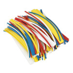 SEALEY set Heat-shrinkable rüüs colorful 200mm ( 100pc.), diameter: O3.2 (x30), O4.8 (x30), O6.4 (x20), O9.5 (x10), O12.7mm (x10)