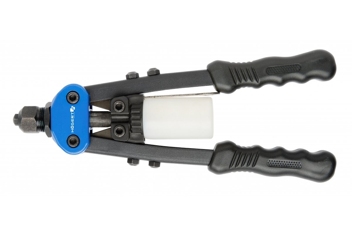 two hands Hand Riveter, 250 mm, 5 exchangeable adapters - ak24parts.com
