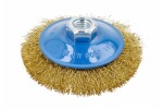 brush 100mm M14 brass 0,3mm wire