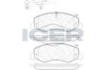 ICER Brake Pad Set,  disc brake 142000