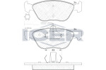 ICER Brake Pad Set,  disc brake 181283