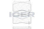 ICER Brake Pad Set,  disc brake 181585