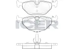 ICER Brake Pad Set,  disc brake 181707