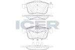 ICER Brake Pad Set,  disc brake 181772