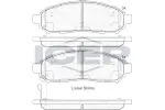 ICER Brake Pad Set,  disc brake 182003