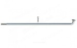 spoke 2 X 290MM nickel plated