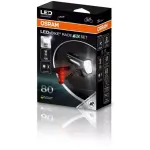 bicycle flashlight ledbl102 set 3.7v li-ion front/rear