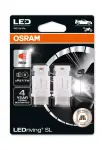 bulb 2 pcs p27/7w ledrivin sl red