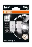 bulb led w21/5w white 6000k 12v 1.9w