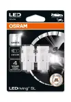bulb led w21w white 6000k 12v 2w ledr