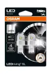 bulb led w16w white 6000k 12v 2.1w 