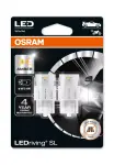led (blister 2pcs) w21w 12v 1.3w w3x16d no certificate ledriving sl, amber