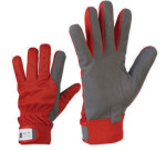 303-11 synthetic microfibre work gloves velcro fastener 11"