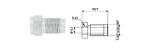 head brake pipe 7/16X24UNF
