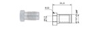 head brake pipe 7/16X20