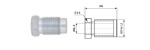 head brake pipe M14X1,5