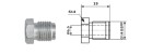 head brake pipe G1/4 BSPP