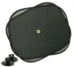 side curtains, sunshades with suction cup black