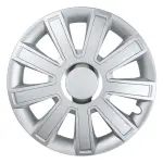 silver välklambiga car wheel cover 15