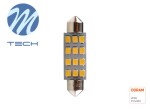 BULB LED, 2pc., C5W, 12V, max. 2W, color light white, socket SV8,5-8, vehicles without CAN-bus süsteemita