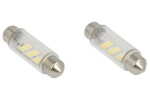 BULB LED, 2pc., C5W, 12V, max. 1W, color light white, socket SV8,5-8, vehicles without CAN-bus süsteemita