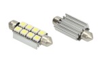 BULB LED, 2pc., C5W, 12V, max. 1,92W, color light white, socket SV8,5-8, vehicles canbus system
