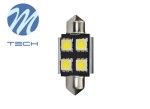 BULB LED, 2pc., C5W, 12V, max. 0,96W, color light white, socket SV8,5-8, vehicles canbus system