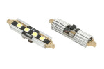 BULB LED, 2pc., C5W, 12V, max. 2W, color light white, socket SV8,5-8