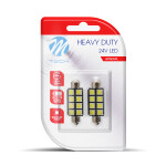 BULB LED, 2pc., C5W, 24V, max. 1,95W, color light white, type plug SV8,5-8, vehicles canbus system