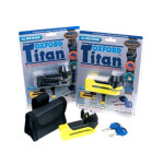 Oxford Titan 10mm pin ketaslukk yellow sh. bag