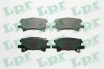 LPR Brake Pad Set,  disc brake 05P1436