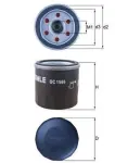 MAHLE  Õlifilter OC 1566