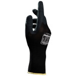 Protective gloves, protective gloves MAPA 527, sand-blasted nitrile, size: 9, 12 pairs, colour: black/grey, durability: CAT 2; EN 388 31X1A; EN 407 X1XXXX; EN ISO 21420:2020, how to use: reusable