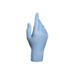 Protective gloves, protective gloves MAPA 967, nitrile, size: 9, 100 pcs, colour: blue, durability: CAT 3; EN 374-1: 2016; EN 374-5:2016; EN 420:2003+A1:2009, how to use: disposable