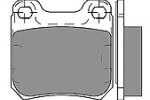 MAPCO Brake Pad Set,  disc brake 6357